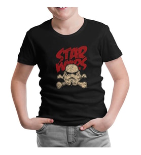 Star Wars - Stormtrooper Siyah Çocuk Tshirt