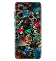Xiaomi Redmi Note 11E Kılıf Resimli Desenli Silikon Platinium Series Bass 1886