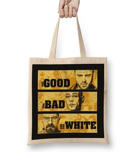Breaking Bad The Good The Bad And The White Bez Çanta Uzun Saplı