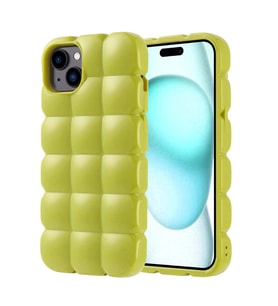 Apple iPhone 15 Plus Kılıf Parlak Esnek Silikon Zore Dom Dom Kapak