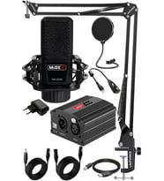 Midex MX-2020 Set Phantom Power Condenser Stüdyo Mikrofon Kayıt Paketi