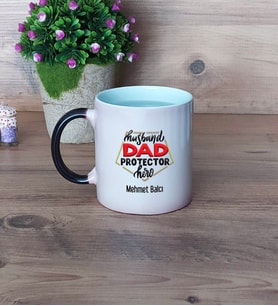 Babaya Hediye Kupa Bardak Sihirli Babaya Doğum Günü Hediyesi