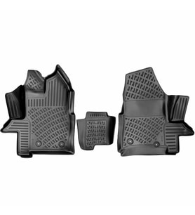 Ford Tourneo Custom 3D Paspas - Siyah, Kapalı Kasa  2012-2023 Arası