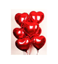 Folyo Balon 40 Cm 10 Adet Kalp Folyo Balon Seti M703
