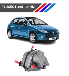 Otozet Peugeot 206 1.4 HDI 8 Subap Motor Mazot Filtresi Müşürsüz 190199