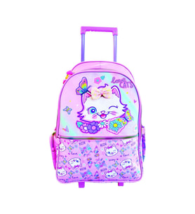 DREAM VEST PIŞIK KEDİ ÇEK-ÇEK VE BESLENME ÇANTASI SETİ ÇOK RENKLİ (K)