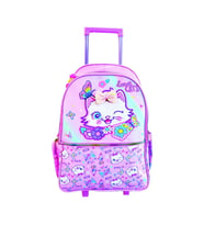 DREAM VEST PIŞIK KEDİ ÇEK-ÇEK VE BESLENME ÇANTASI SETİ ÇOK RENKLİ (K)