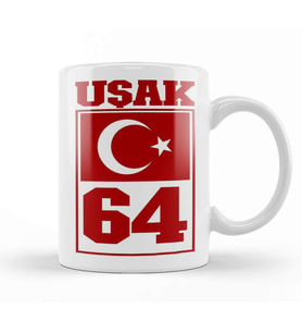 64 Uşak Kupa Bardak Porselen
