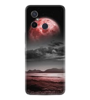 Xiaomi Redmi 12c Kılıf Resimli Desenli Silikon Platinium Series Red World 1836