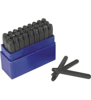 Gfc Life Store -  M 244/10 Harf Zımba Seti, 10 mm, Siyah