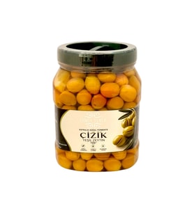 Ahmet Yener Yeşil Çizik Zeytin 900 gr Doğal Fermante