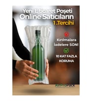 21x40 cm 50 adet Havalı Kargo Poşeti Airbag/Airbed/Airpack/Airpak Ambalaj