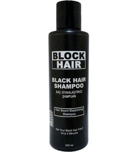 Block Hair Saç Koyulaştırıcı Siyahlaştırıcı Bakım Şampuanı 200ML