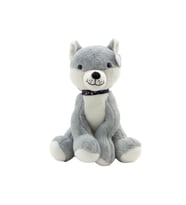 Sevimli Peluş Sibirya Kurdu 50 cm Uyku Arkadaşım (Çok Renkli)