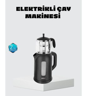 Sinbo Elektrikli Çay Makinesi 1.7 L Su Isıtıcı ve Cam Demlikli Güvenli Kullanım