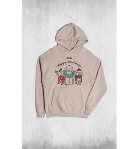 Unisex Howliday Kapüşonlu Sweatshirt