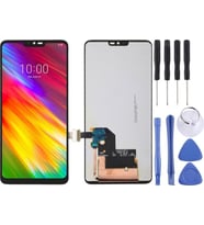 Cbtx Lg G7 Thinq / G710 G710em G710pm Uyumlu Lcd Ekran G710vmp Dijitalleştirici Tam Montaj Siyah