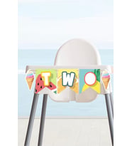 Summer Yaz Temalı TWO Banner *Kalın Kağıt
