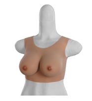 Giyilebilir Silikon Göğüs Kumral Küçük Boy C Cup