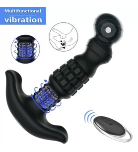 ABAKE Kablosuz Kumandalı 360° Dönebilen Rotasyonlu Titreşimli Prostat Uyarıcı  Vibratör