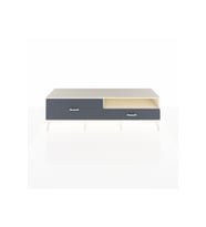 Hyperion TV Ünitesi Tek Raflı 2 Çekmeceli  176x44x51 Aytaşı-Aytaşı/Antrasit