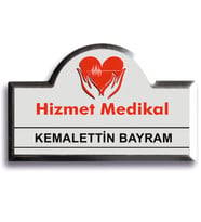 Gümüş Renkli Yaka İsimliği