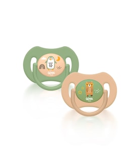 Wee Baby Duo Simetrik Uçlu Emzik 0-6 Ay No:1 0-6 ay