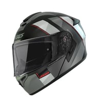 Motosiklet Kaskı Storm SV Dıamond B22 Mat-Gri Çene Açılır Kask