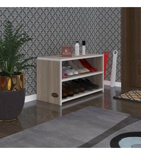 Kenzlife ayakkabılık goya crd 040*70*30 arkalıksız ayakkabı ofis dolabı