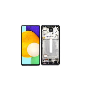 Samsung Galaxy A54 5G A546 İle Uyumlu Oled Ekran Dokunmatik Çıtalı (Siyah)