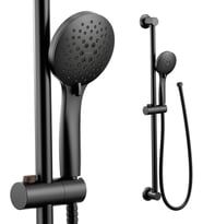 Moen 3558Epbl Eco-Performance 5-Function El Duşu 76,8 Cm Sürgülü Bar Ve 159,8 Cm Hortum, Mat Siyah (Çok Renkli)
