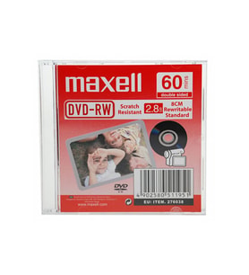 Maxell Dvd-rw 2.8gb 8cm Rewritable Standar Kamera Dvd