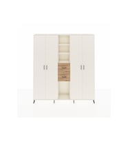 Arges Dolap 15 Raflı 2 Çekmeceli 4 Kapaklı 220x30x243 Aytaşı-Aytaşı/Çam