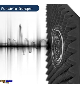 30mm Yanmaz Akustik Yumurta Yalıtım Süngeri 50 Dns 100cmx100cm (1m²)