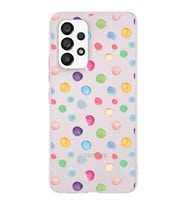 PrintiFy Samsung Galaxy A33 ile Uyumlu 1mm Slim Fit Water Color 6 Baskılı Şeffaf  Kılıf
