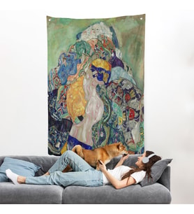 Gustav Klimt - Bebek Beşiği Duvar Örtüsü - Baby Cradle-8073