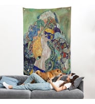 Gustav Klimt - Bebek Beşiği Duvar Örtüsü - Baby Cradle-8073
