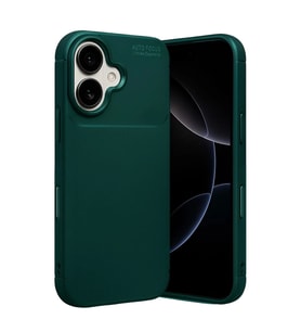 Apple İphone 17 Auto Focus Karbon Kapak - Koyu Yeşil
