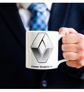 Kişiye Özel Renault Logo Baskılı Kupa