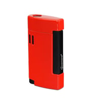 Tek Torch Pürmüz Kırmızı-Siyah Metal Puro Çakmağı - TR7176