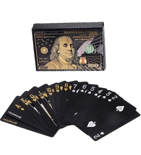 DÜKKAN DESİGN BLACK SERİSİ 100 DOLAR PLASTİK İSKAMBİL KARFTLARI