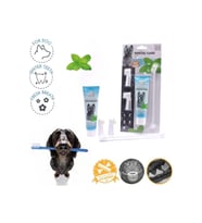 M-PETS KÖPEKLER İÇİN NANELİ DİŞ MACUNU+FIRÇA SETİ