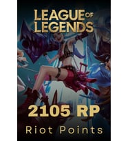 League Of Legends 2105 RP Riot Points Cash