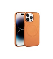 Apple iPhone 14 Pro Uyumlu Kılıf PU Deri M-safe Wireless Şarj Özellikli Zore Derix Kapak (Taba)
