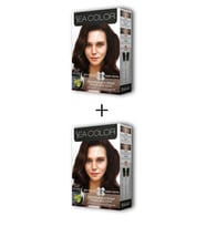2X2 Tüp Krem Saç Boyası Seti Açık Kahve No:5.0