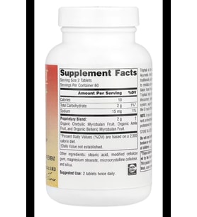 Planetary Herbals  Ayurvedics Triphala Gold®  1000mg 120 Tablet. Usa Menşei.OZELSPORCUGIDALARIN'DAN 3738 (Renksiz)