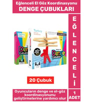 Premium Eğitici El Göz Koordinasyonu Denge Görsel Algı Geliştirici Eğlenceli Oyun DENGE ÇUBUKLARI