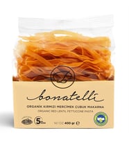 Bonatelli Kırmızı Mercimek Çubuk Makarna 400Gr
