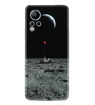 Infınix Note 12 Kılıf Silikon Desen Özel Seri Astronoot Red Baloon 1608