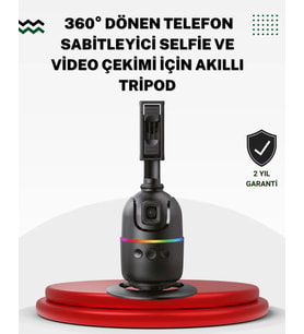 Sosyal Medya İçerikleri İçin Otomatik Yüz Takipli 360° Döner Gimbal Stand